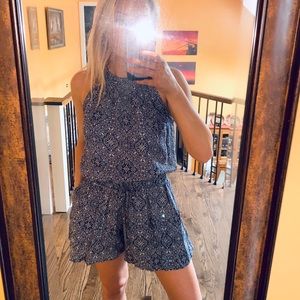 Blue & White Summer Romper